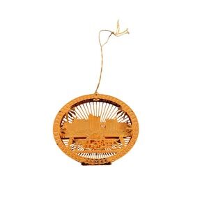 Atlantis Paradise Island Bahamas Ornament Gold Tone Metal Resort Christmas‎ 3D